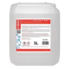 Acetone solvent remover A-MAX 5L цена и информация | Чистящие средства | kaup24.ee