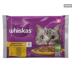 Whiskas Senior koos linnulihaga, 13x4x100 g hind ja info | Konservid kassidele | kaup24.ee