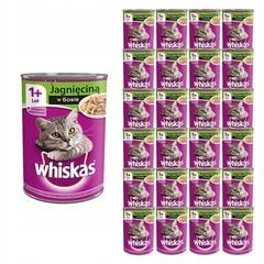 Whiskas с бараниной, 18+6х400 г цена и информация | Кошачьи консервы | kaup24.ee