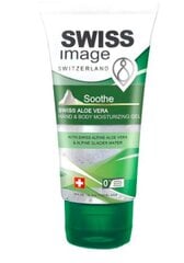 Niisutav Käte- ja Kehageel Swiss Image Body Care Soothe Swiss Aloe Vera Hand & Body Moisturizing Gel, 75ml hind ja info | Kehakreemid, kehaspreid | kaup24.ee