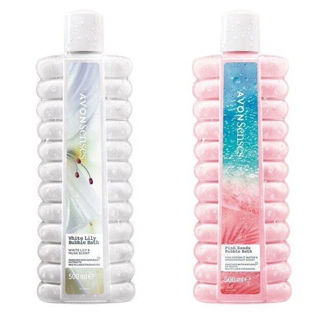 Vannivahukomplekt Avon White Lily and Pink Sands, 2x500 ml цена и информация | Dušigeelid, õlid | kaup24.ee