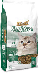 Princess Sterilised kassitoit, 2 kg цена и информация | Сухой корм для кошек | kaup24.ee