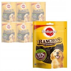 Pedigree Ranchos 95% koos lambalihaga, 7x70 g hind ja info | Maiustused koertele | kaup24.ee