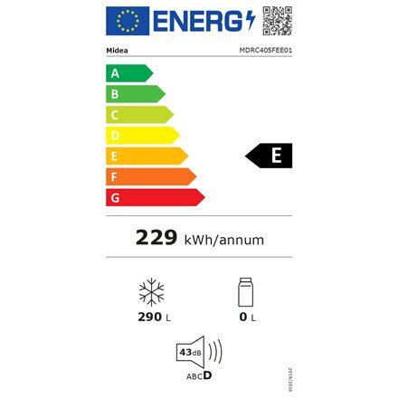 Midea MDRC405FEE01 цена и информация | Sügavkülmikud ja külmakirstud | kaup24.ee