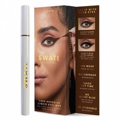 Подводка для глаз Swati Lash Adhesive Liquid Eyeliner Vanta Brown, 1 шт. цена и информация | Тушь, средства для роста ресниц, тени для век, карандаши для глаз | kaup24.ee