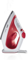 Braun TexStyle 1 SI1019RD- Паровой утюг, антипригарное покрытие, термостат, турборежим 25 г/мин, емкость резервуара для воды 220 мл, 1900 Вт, красный/белый цена и информация | Утюги | kaup24.ee