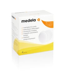 Medela многоразовые лактационные вкладыши, 4 штуки цена и информация | Бутылочки и аксессуары | kaup24.ee