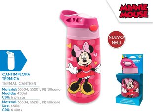 minnie mouse termopudel 400 ml hind ja info | Joogipudelid | kaup24.ee