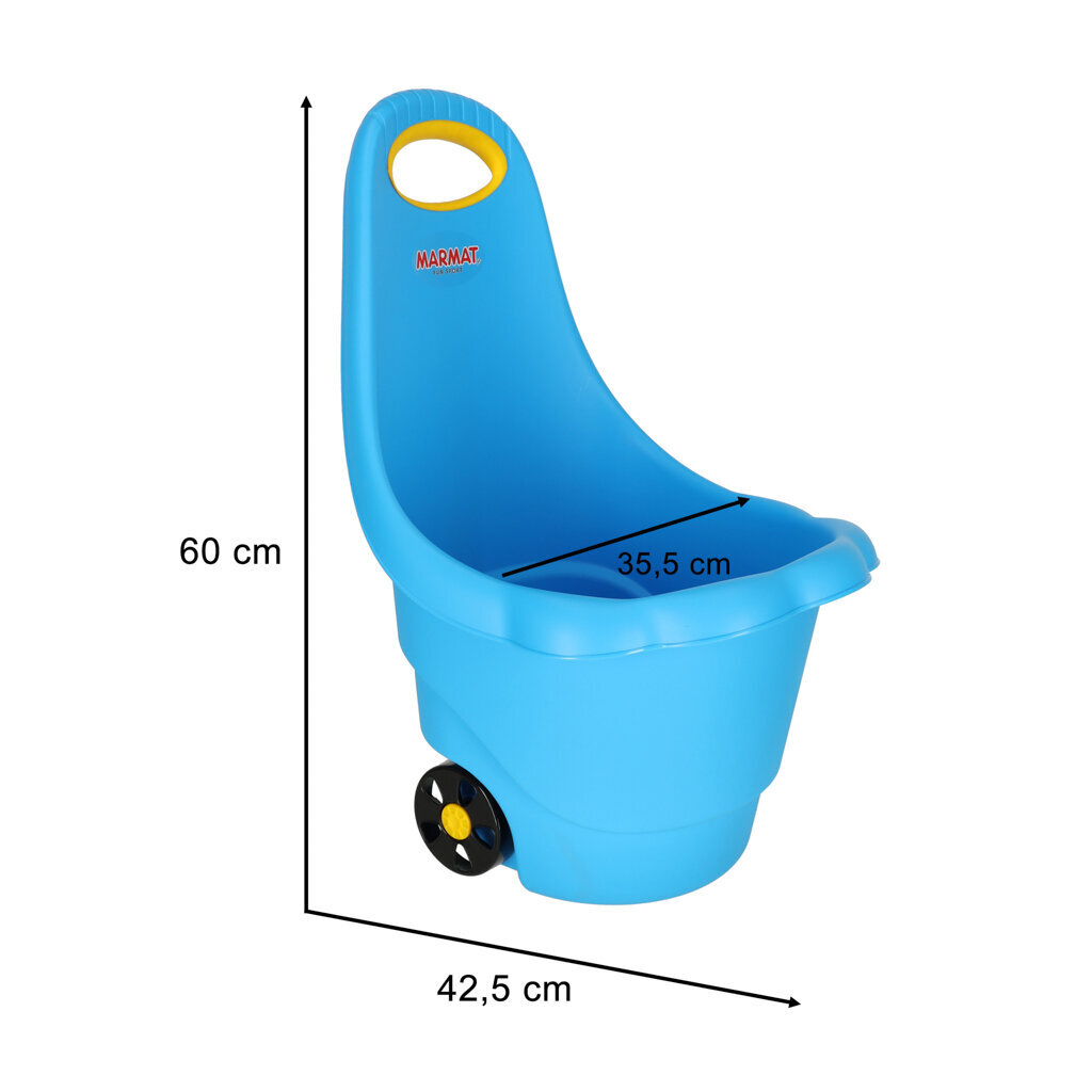 Laste käru, sinine цена и информация | Aiakärud | kaup24.ee