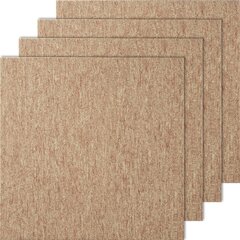 Pehmendatud vaipkatteplaadid Vevor, 500x500x5 mm, 16 tk hind ja info | Vaibad | kaup24.ee