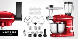 Köögikombain Mozano Kitchen Assistant, 2300W, punane цена и информация | Кухонные комбайны | kaup24.ee