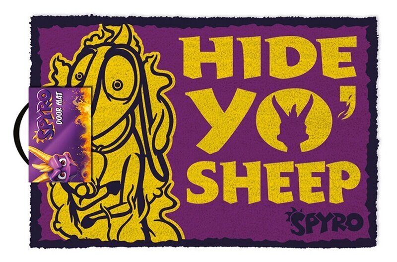Door Mat Spyro The Dragon Hide Yo' Sheep, 40x60cm hind ja info | Fännitooted mänguritele | kaup24.ee