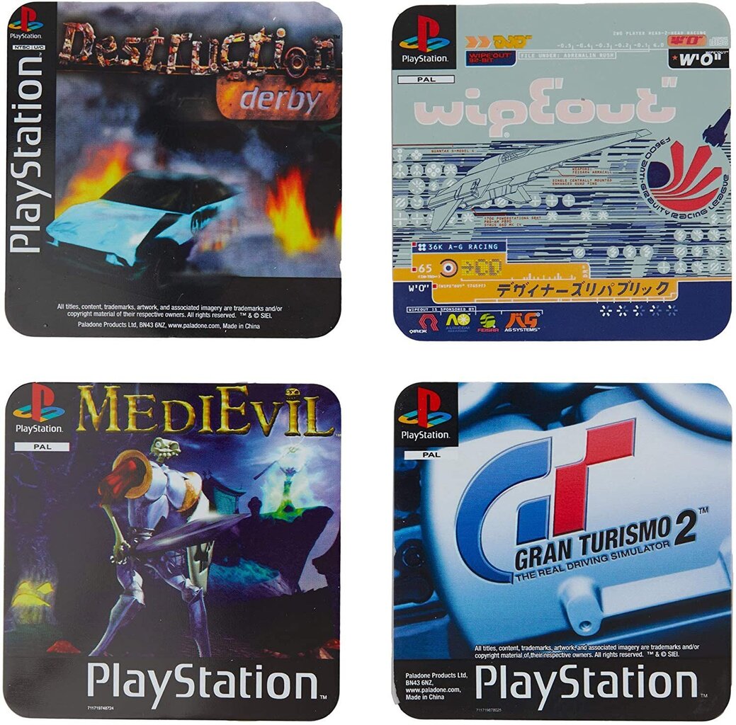 Paladone PlayStation - Game Coasters цена и информация | Fännitooted mänguritele | kaup24.ee