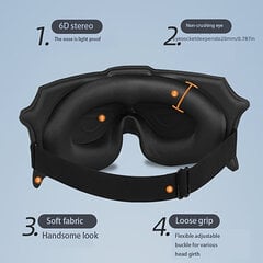 tegele ergonoomiline 3D kontuuriga unemask hind ja info | Öösärgid, pidžaamad | kaup24.ee