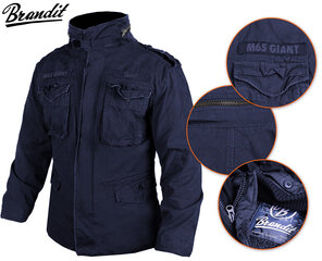 Sõjaline jope, Brandit, M65 Standard 2in1, Navy hind ja info | Meeste joped | kaup24.ee