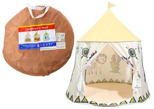 Telk lastele Tipi 125 cm, kreemikas hind ja info | Mänguväljakud, mängumajad | kaup24.ee