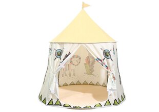 Telk lastele Tipi 125 cm, kreemikas hind ja info | Mänguväljakud, mängumajad | kaup24.ee