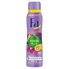 Pihustatav deodorant FA Brazilian Vibes Ipanema Nights Maracuja Night Jasmine Scent 150 ml hind ja info | Deodorandid | kaup24.ee