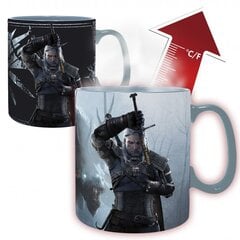 The Witcher Mug Heat Change 460 ml Geralt & Ciri hind ja info | Fännitooted mänguritele | kaup24.ee