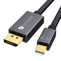 Кабель iVANKY Mini DisplayPort - DisplayPort 4K 60Hz 1m Grey цена и информация | Кабели и провода | kaup24.ee