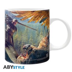 The Witcher Mug 320 ml Geralt and the Griffon hind ja info | Fännitooted mänguritele | kaup24.ee