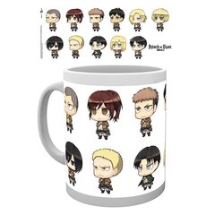 Attack on Titan - Mug 320 ml All Chibis hind ja info | Fännitooted mänguritele | kaup24.ee