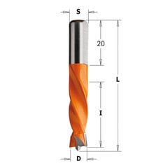 CMT Pilootpuur D10 I30 L55,5 S8 mm / standard HM / vasakpoolne hind ja info | Akutrellid ja akukruvikeerajad | kaup24.ee