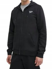 Мужская куртка REEBOK BLUET WITH COAT 100202857 на молнии черная M цена и информация | Мужские толстовки | kaup24.ee