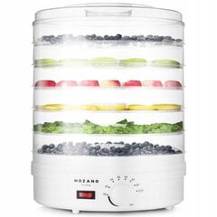 Puuviljakuivati ​​Mozano Food Dehydrator, 500 W, 6 sahtlit hind ja info | Toidukuivatid | kaup24.ee