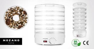 Puuviljakuivati ​​Mozano Food Dehydrator, 500 W, 6 sahtlit hind ja info | Toidukuivatid | kaup24.ee