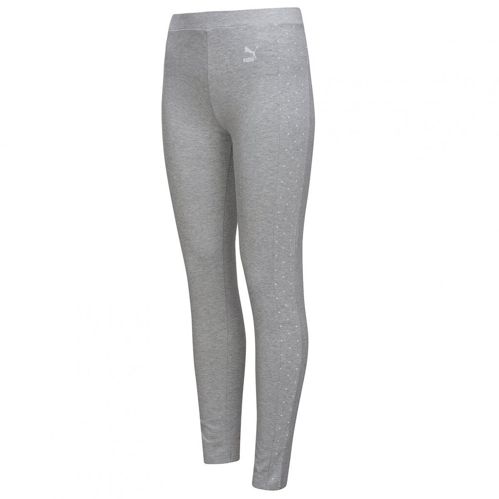 Puma naiste spordisäärised hallid Polka Dots Leggings 568500 15 цена и информация | Naiste püksid | kaup24.ee