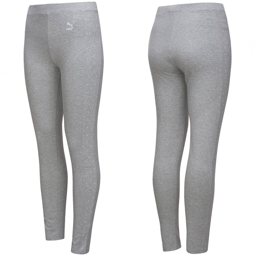 Puma naiste spordisäärised hallid Polka Dots Leggings 568500 15 hind ja info | Naiste püksid | kaup24.ee