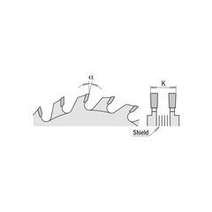 CMT Складной подрезной нож 120x22x12+12Z / 2,8 - 3,6 мм цена и информация | Пилы, циркулярные станки | kaup24.ee