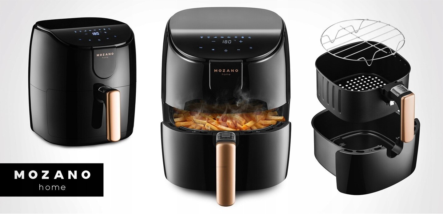 Kuumaõhuga fritüür Mozano Active Fryer, 1500W, 4 l цена и информация | Fritüürid, kuumaõhufritüürid | kaup24.ee