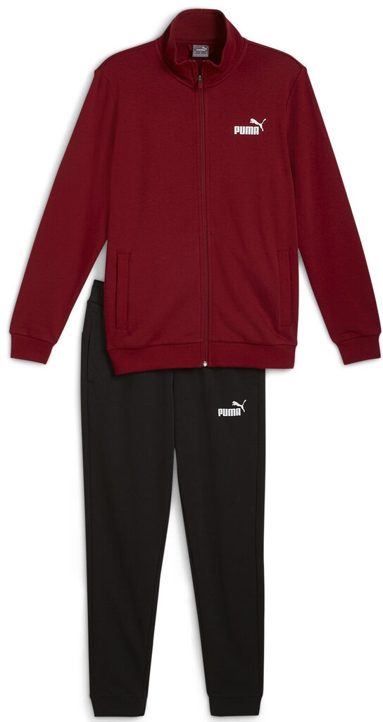 Puma Spordiülikond Meestele Clean Sweat Suit Black Red 585840 13 585840 13/2XL hind ja info | Meeste pusad | kaup24.ee