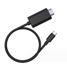 iLike HD9 USB-C (Type-C) Pistik HDMI 4K 60Hz Multimeedia Audio ja video 2m kaabeladapter Must (OEM) hind ja info | Kaablid ja juhtmed | kaup24.ee