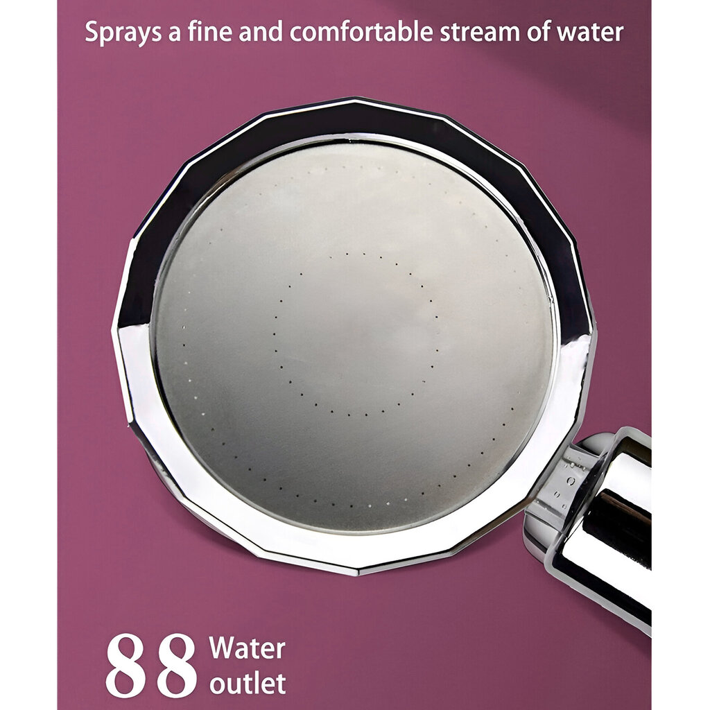 88 auguga 360° pöörlev dušiotsik; 88 holes 360° rotating shower nozzle, LIVMAN H10 цена и информация | Segistid ja lisatarvikud | kaup24.ee