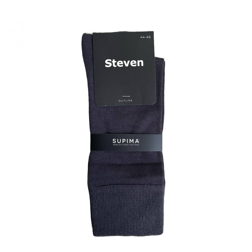 STEVEN meeste sokid, puuvillased, mustad, suurus 44-46 hind ja info | Meeste sokid | kaup24.ee