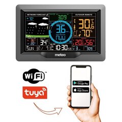 METEO meteoroloogiajaam wifi tuule ja sademete näidikuga hind ja info | Ilmajaamad, termomeetrid | kaup24.ee