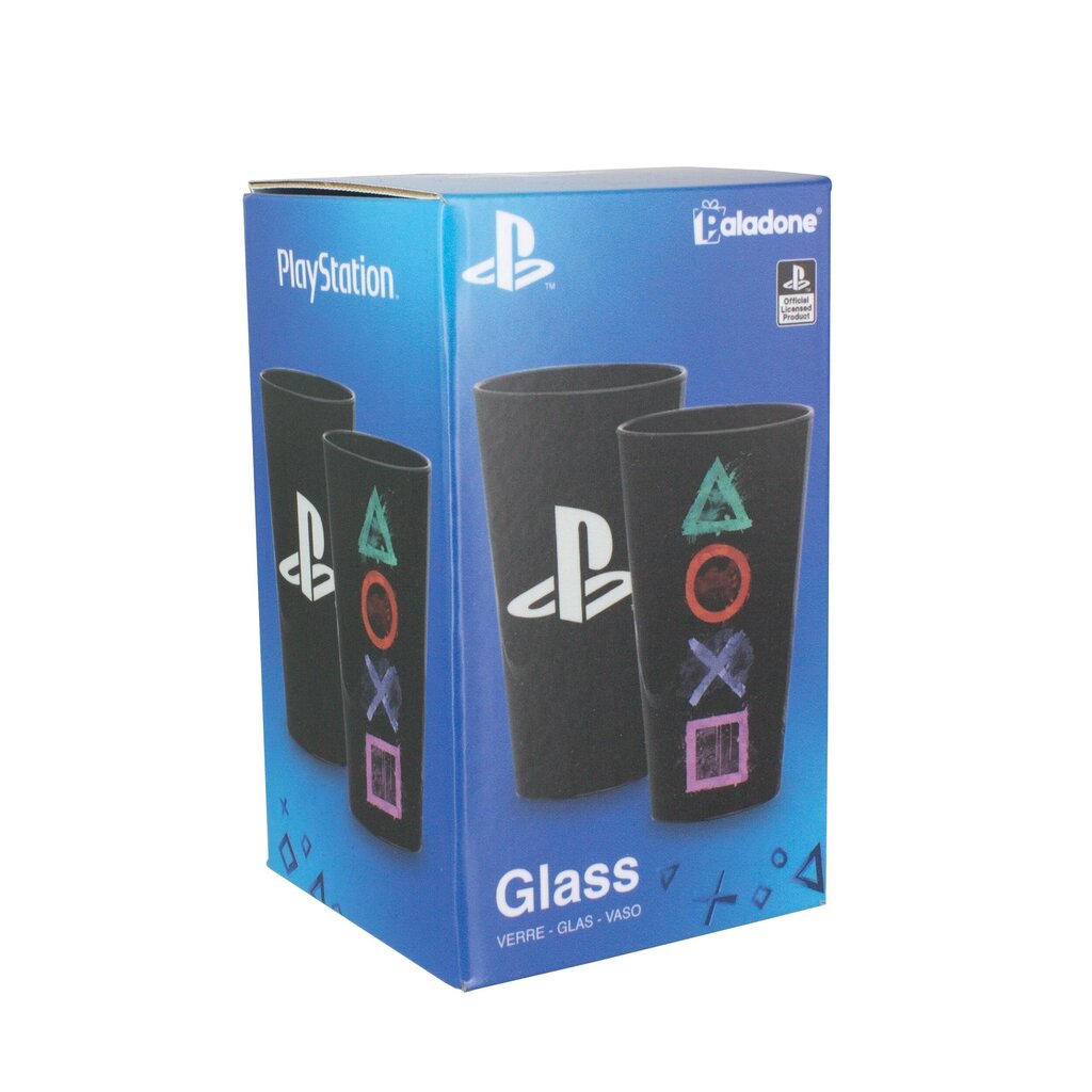 PlayStation Logo Glass, 450ml цена и информация | Fännitooted mänguritele | kaup24.ee