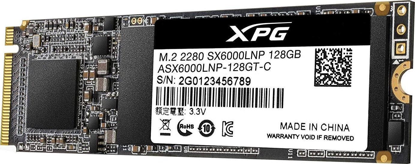 ADATA ASX6000LNP-128GT-C hind ja info | Sisemised kõvakettad (HDD, SSD, Hybrid) | kaup24.ee