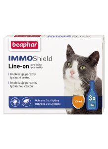 Капли Beaphar Immo Shield для кошек, 3 пипетки цена и информация | Витамины, пищевые добавки и товары от паразитов | kaup24.ee