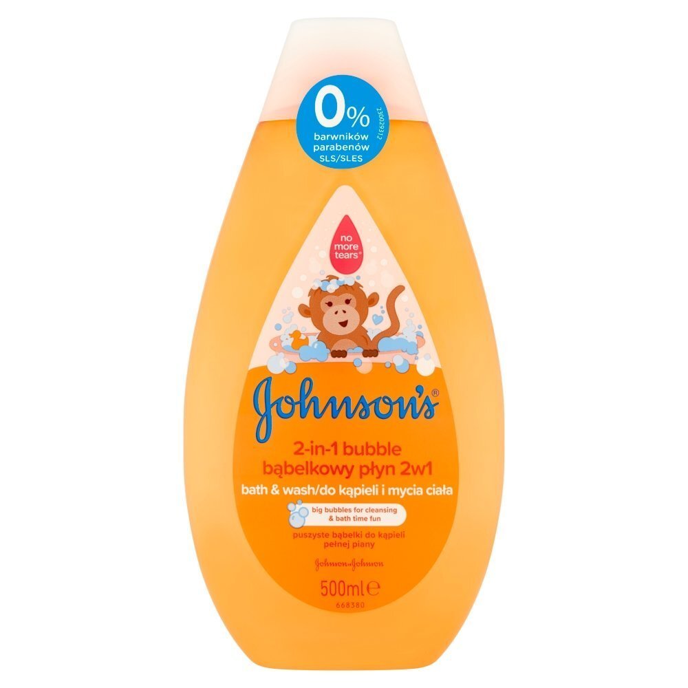 Vannivaht ja kehapesuvahend lastele Johnson's Baby Bath & Wash 2-in-1 Bubble 500 ml цена и информация | Laste ja ema kosmeetika | kaup24.ee