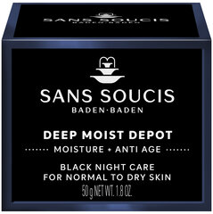 Увлажняющий ночной крем Sans Soucis Moisture Deep Moist Depot Sleeping, 50 мл цена и информация | Кремы для лица | kaup24.ee