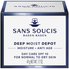 Sans Soucis Deep Moist Depot Day Care SPF 10, 50 мл цена и информация | Кремы для лица | kaup24.ee