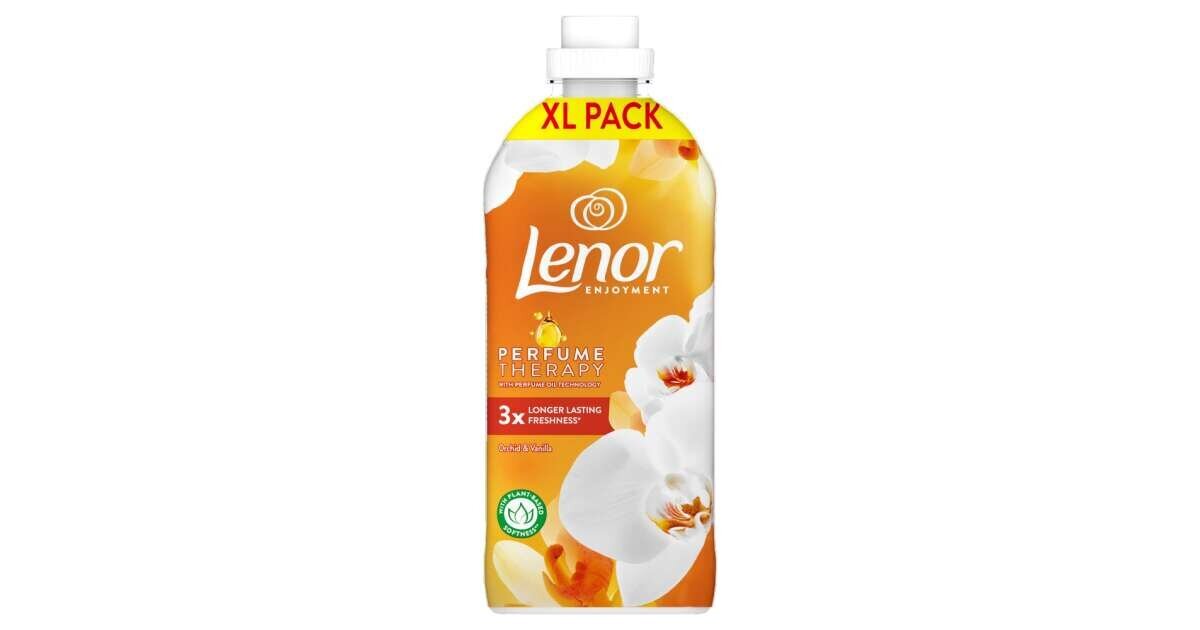 Lenor Vanilla Orchid & Golden Amber kangapehmendaja, 1200 ml x 3 tk цена и информация | Pesuvahendid | kaup24.ee