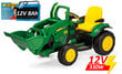 Laste elektriline ekskavaator/traktor Peg Perego John Deere Ground Loader 12V/330W (2 x 8Ah) hind ja info | Laste elektriautod | kaup24.ee