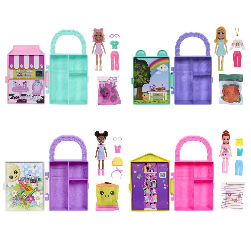 Polly Pocket miniriidekapi veeüllatusega mängutoosid HRD64 hind ja info | Tüdrukute mänguasjad | kaup24.ee