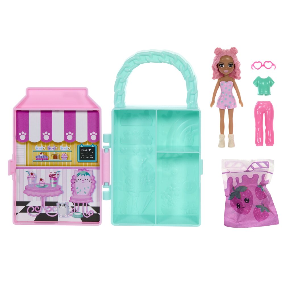 Polly Pocket miniriidekapi veeüllatusega mängutoosid HRD64 hind ja info | Tüdrukute mänguasjad | kaup24.ee