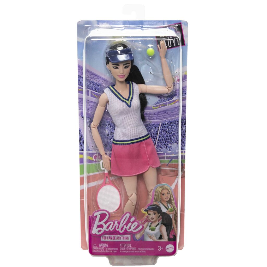 Barbie® painduv nukk - tennisist HKT73 hind ja info | Tüdrukute mänguasjad | kaup24.ee